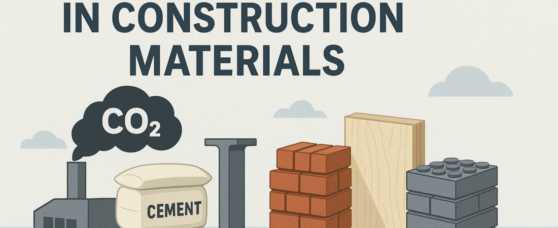 Benchmarking Sustainability in Construction (Part 2): CO₂ EMISSIONS IN CONSTRUCTION MATERIALS